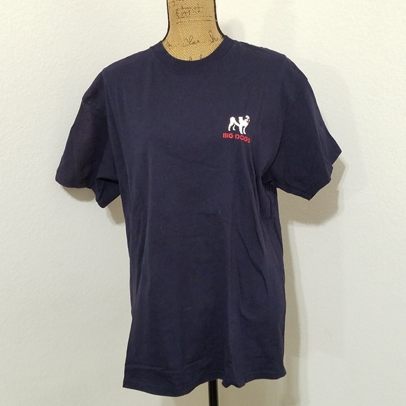 BIG DOGS Big Game Hunter short sleeve graphic tee shirt Lg. TV remote football - Picture 2 of 7